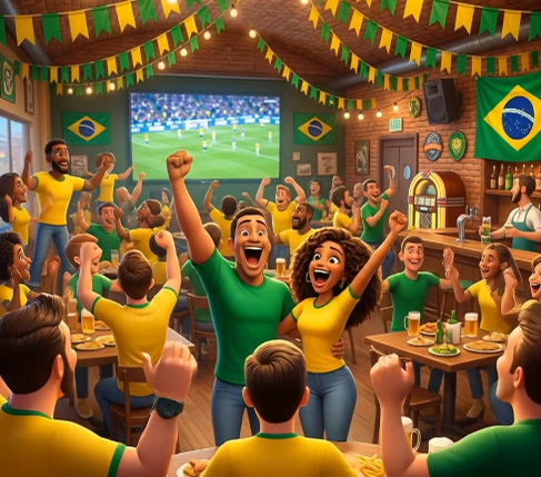 Jogos da Seleção no seu Bar/Lanchonete