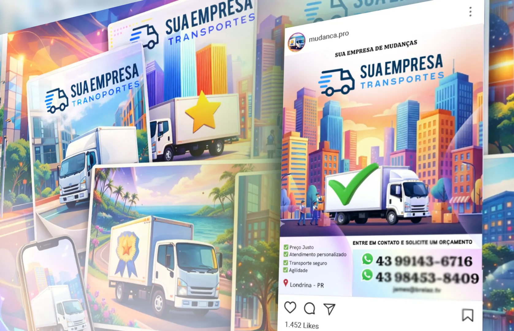 Pack com 5 criativos PRO #1